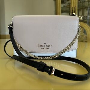 Kate Spade New Blush and Black Crossbody Bag